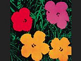 Andy Warhol Canvas Paintings - Flowers 1964